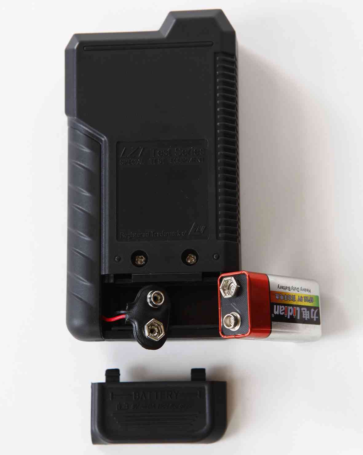 LZT-1160 磁场强度测试仪，高斯计，特斯拉计背面电池扣安装图片